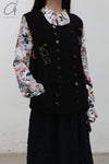 ARCHIVIO J.M.Ribot hand-decorated waistcoat GL08/LB/TOPPE